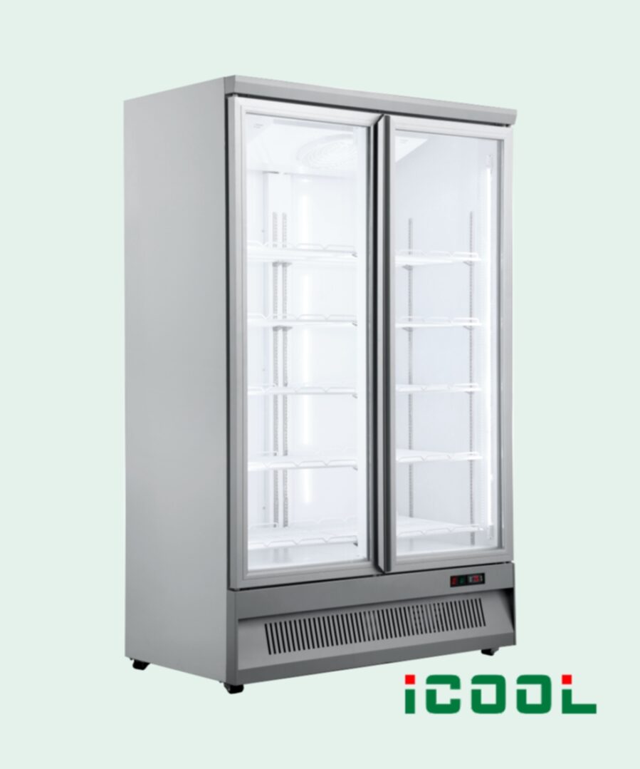 iCool Double Door Supermarket Vertical Display Freezer-FD-BD126AH